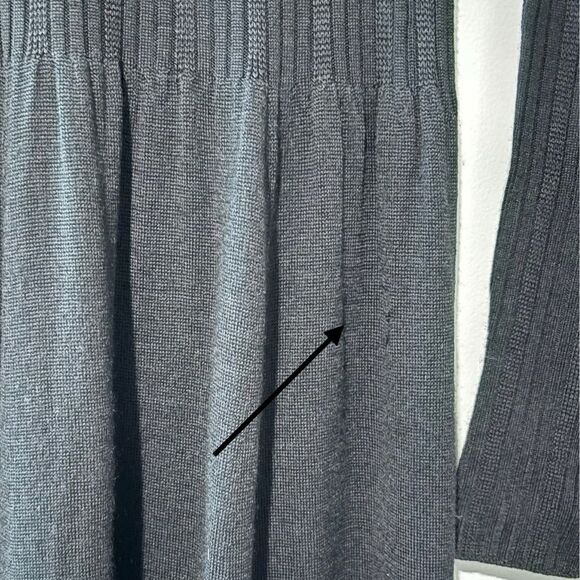 Proenza Schouler NWT Lila Ombré Detail Long Sleeve Merino Wool Sweater Dress S - Picture 9 of 9